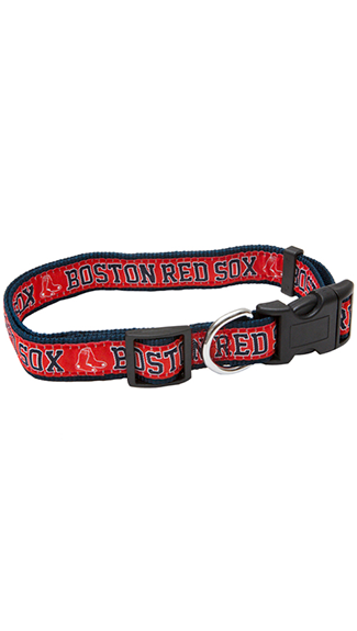Pets First Boston Red Sox Collar, Small