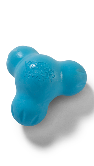 West Paw Tux Dog Toy - Aqua Blue - Large
