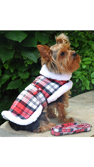 Sherpa lined clearance dog coats